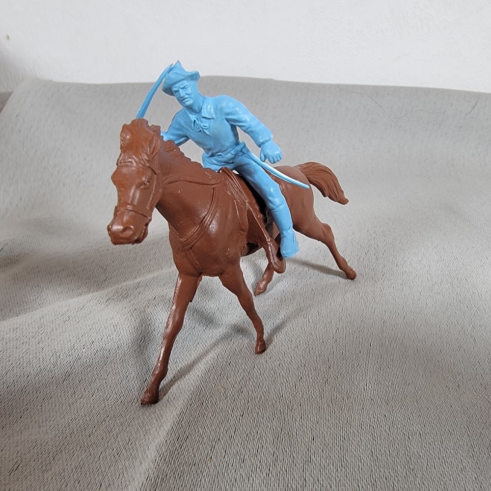 VINTAGE MARX FORT‎ APACHE PLAYSET Calvary & HORSE VINYL